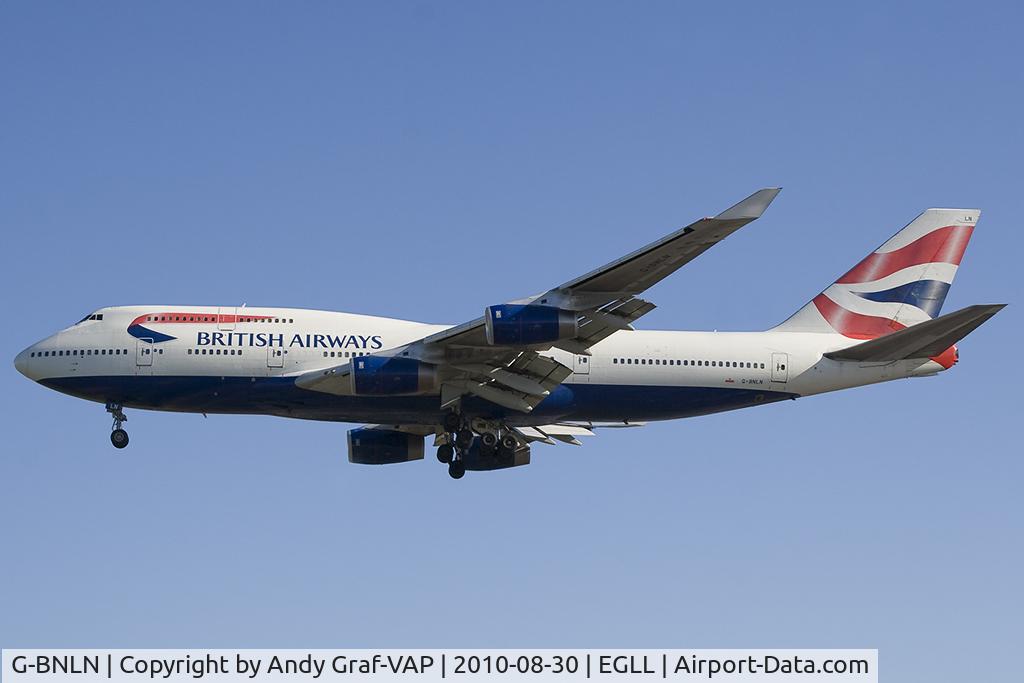 G-BNLN, 1990 Boeing 747-436 C/N 24056, British Airways 747-400