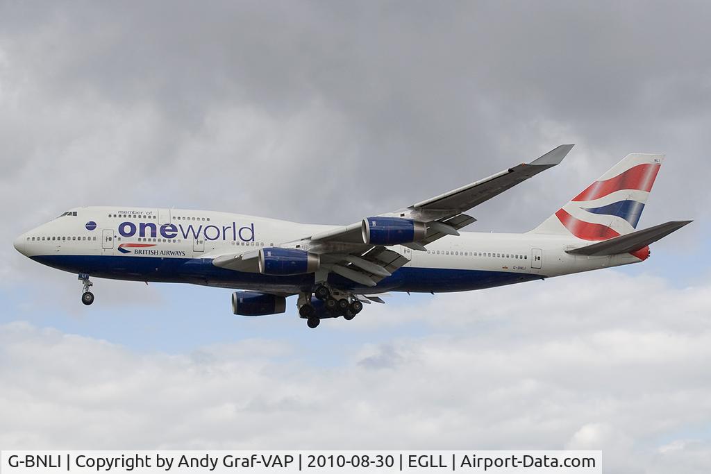 G-BNLI, 1990 Boeing 747-436 C/N 24051, British Airways 747-400