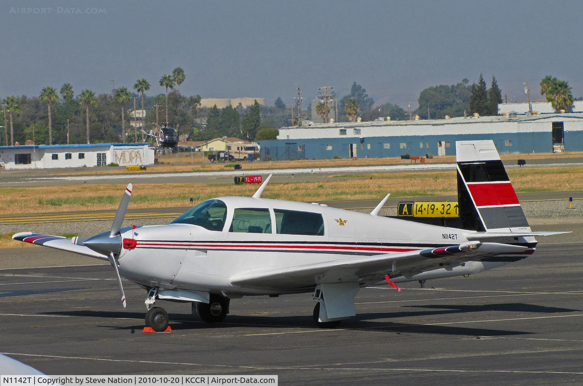 N1142T, 1981 Mooney M20J 201 C/N 24-1175, 1981 Mooney M20J at Buchanan Field