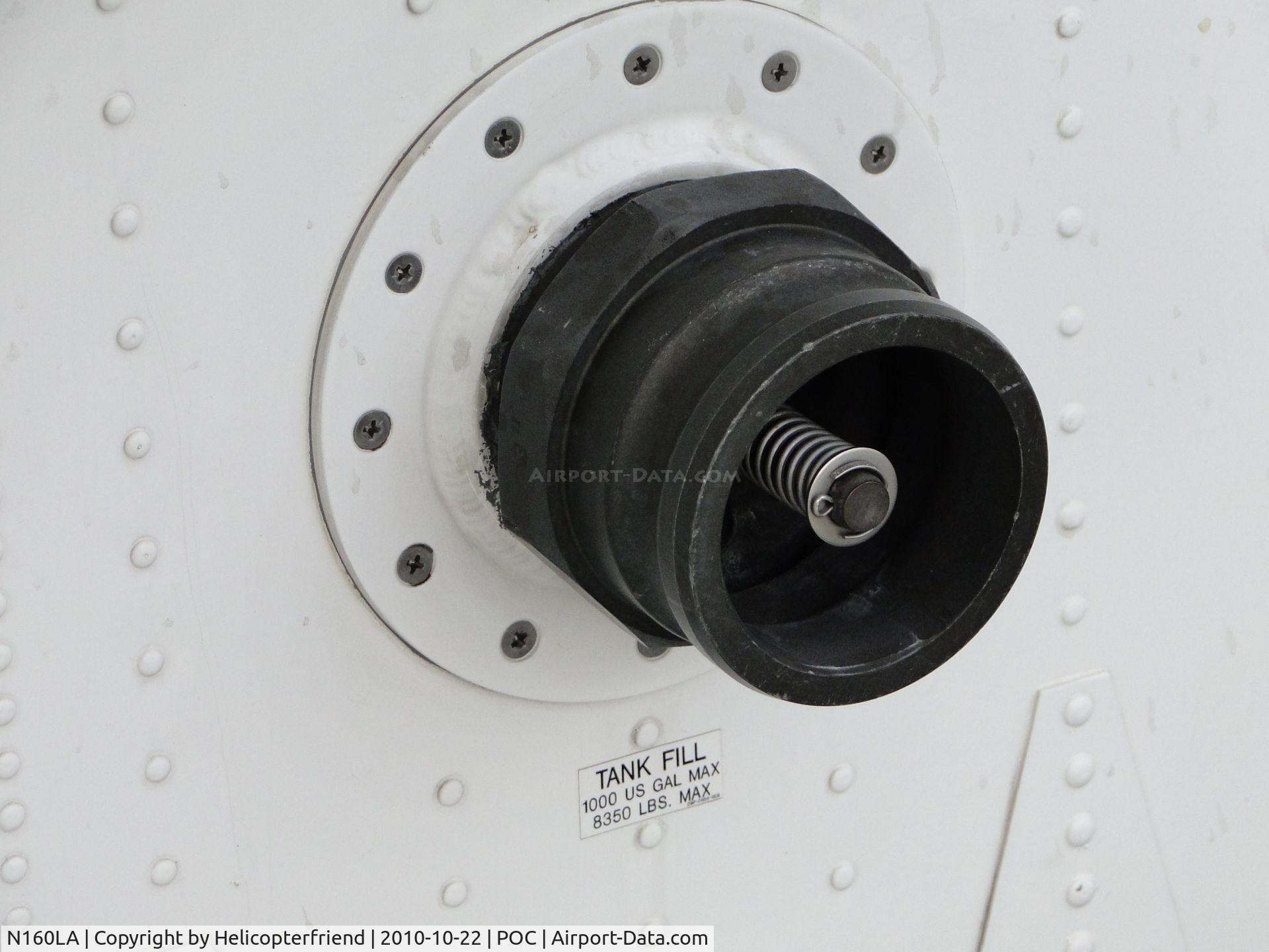 N160LA, 2000 Sikorsky S-70A Firehawk C/N 702453, Filler spout for fire hoses to fill the 1000 gal tank