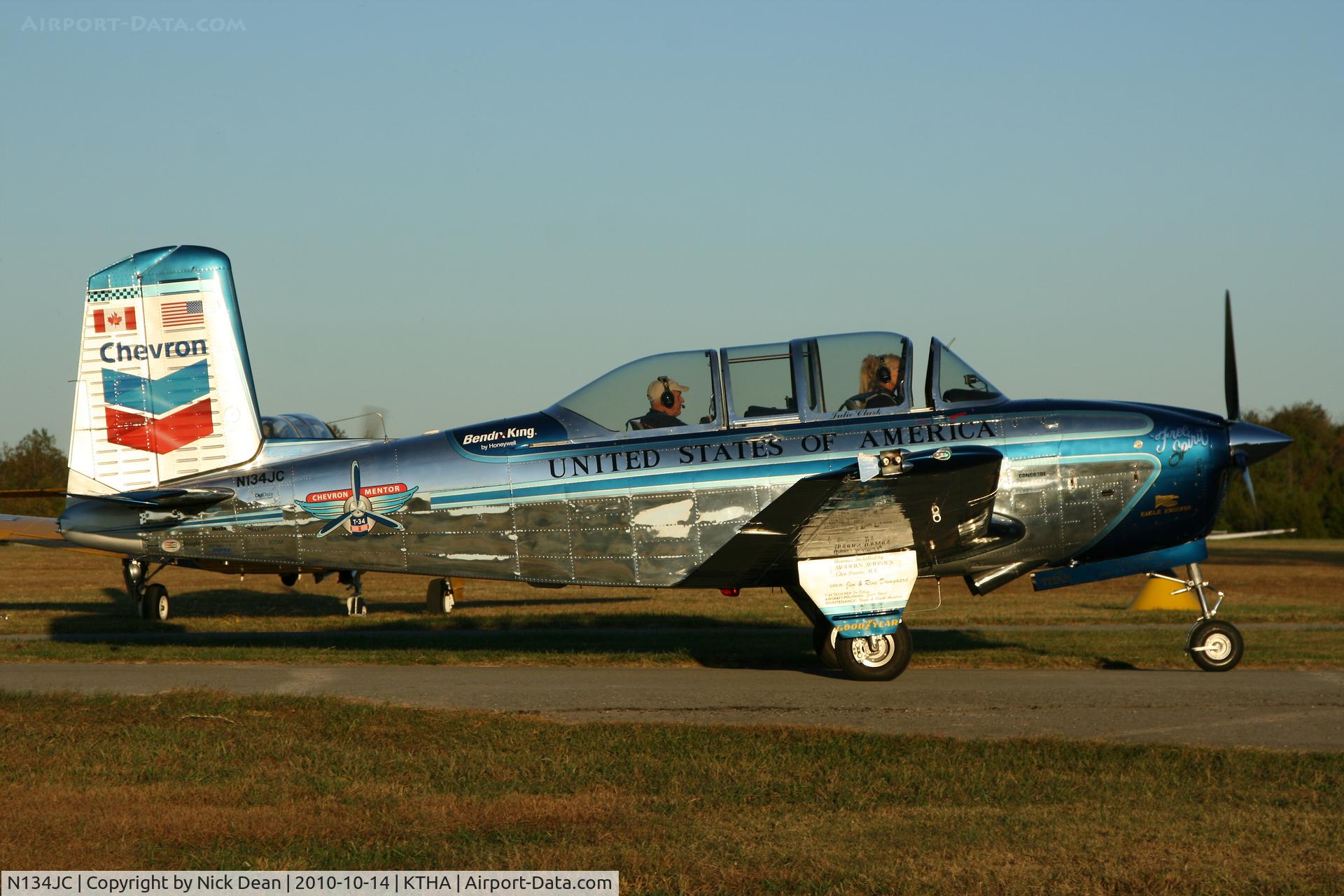 N134JC, 1955 Beech T-34-A (A45) Mentor C/N G-812, KTHA Beech party 2010