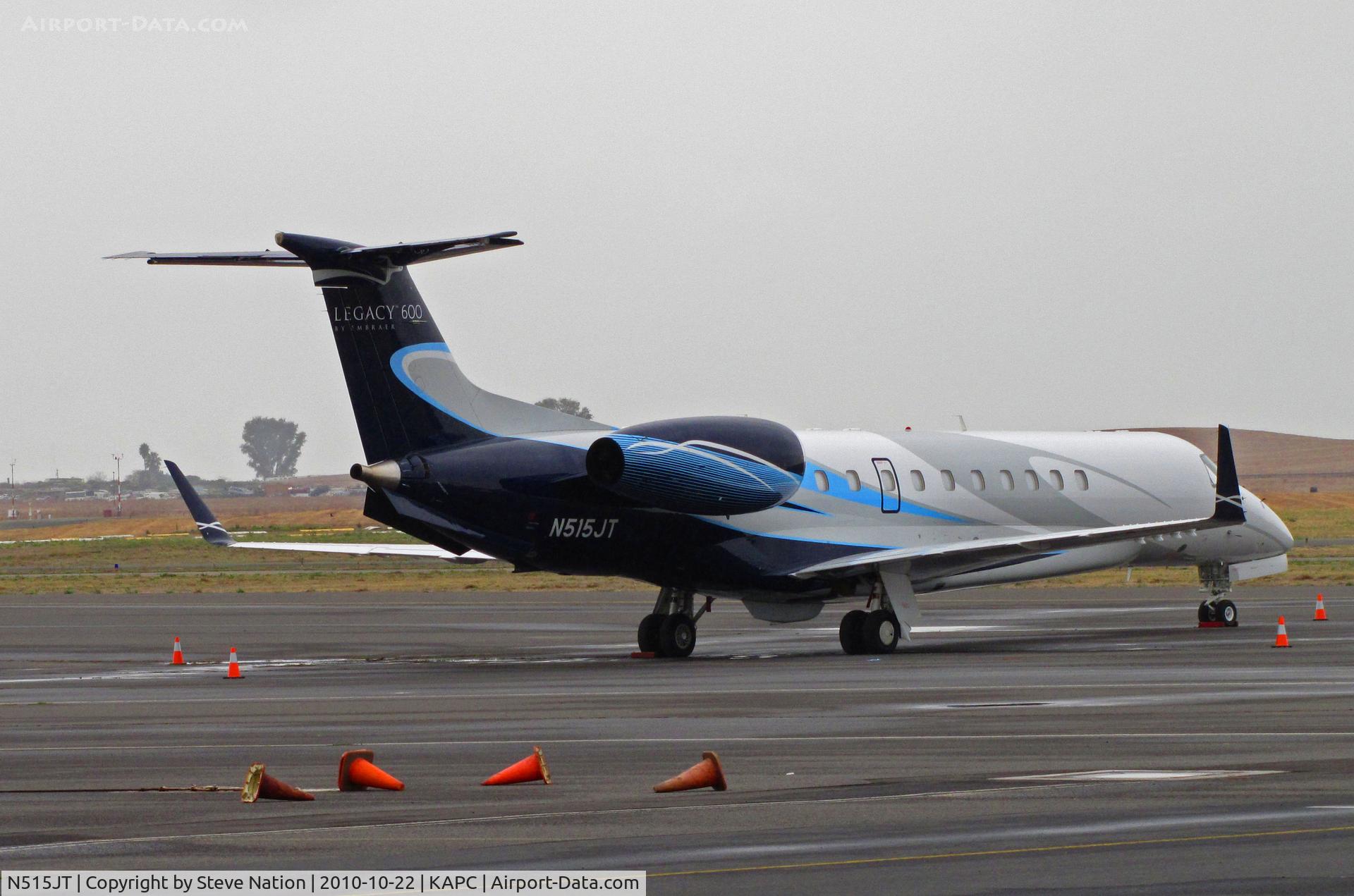 N515JT, 2006 Embraer EMB-135BJ Legacy C/N 14500950, Banc of America Leasing 2006 EMB-135BJ at Napa, CA (operator is?)