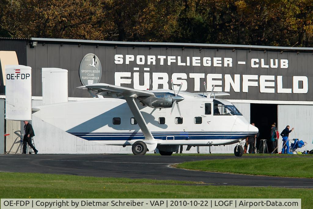 OE-FDP, Short SC-7 Skyvan 3-100 C/N SH.1924, Pink Aviation Skyvan