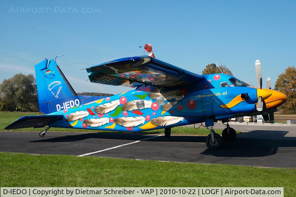 D-IEDO, Dornier Do-28G-92 Skyservant C/N 4134, parchute club Dornier 28