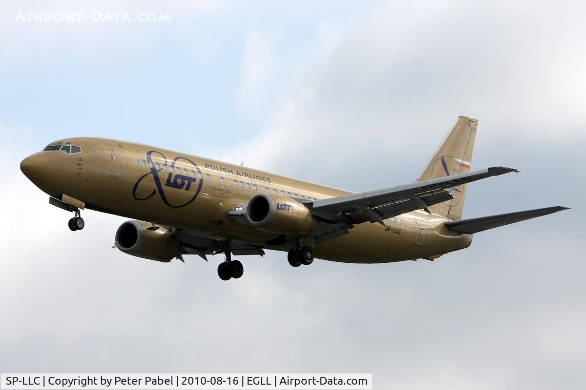 SP-LLC, 1993 Boeing 737-45D C/N 27157, LHR Trip