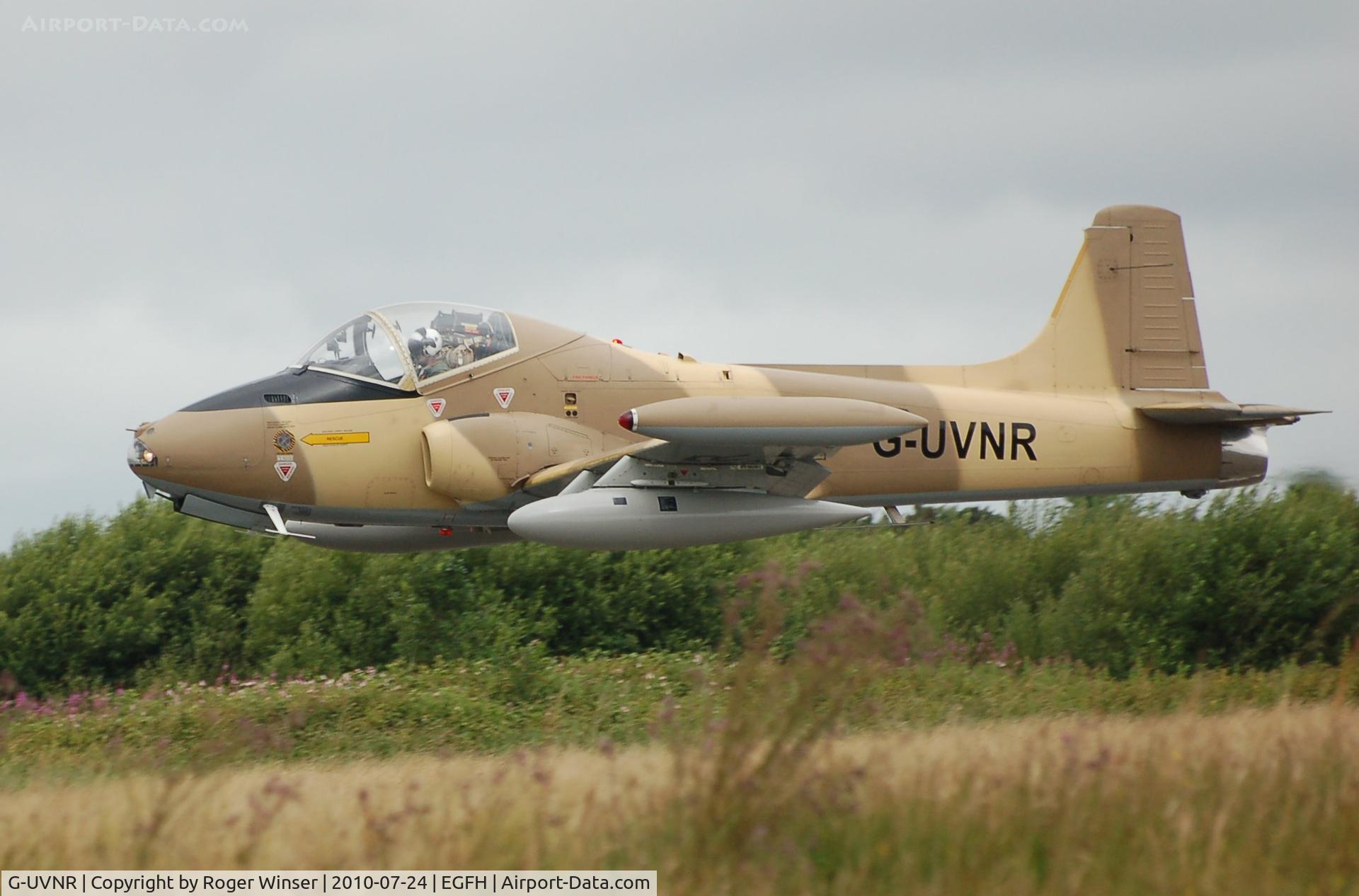 G-UVNR, 1971 BAC 167 Strikemaster Mk.87 C/N EEP/JP/2876, Resident Strikemaster (Viper 2) departing Runway 22