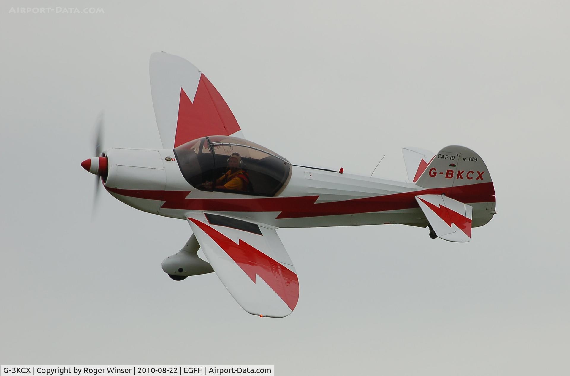 G-BKCX, 1982 Mudry CAP-10B C/N 149, Flyby Runway 22