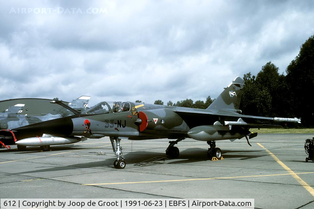 612, 1983 Dassault Mirage F.1CR C/N Not found 612, Florennes open house 1991