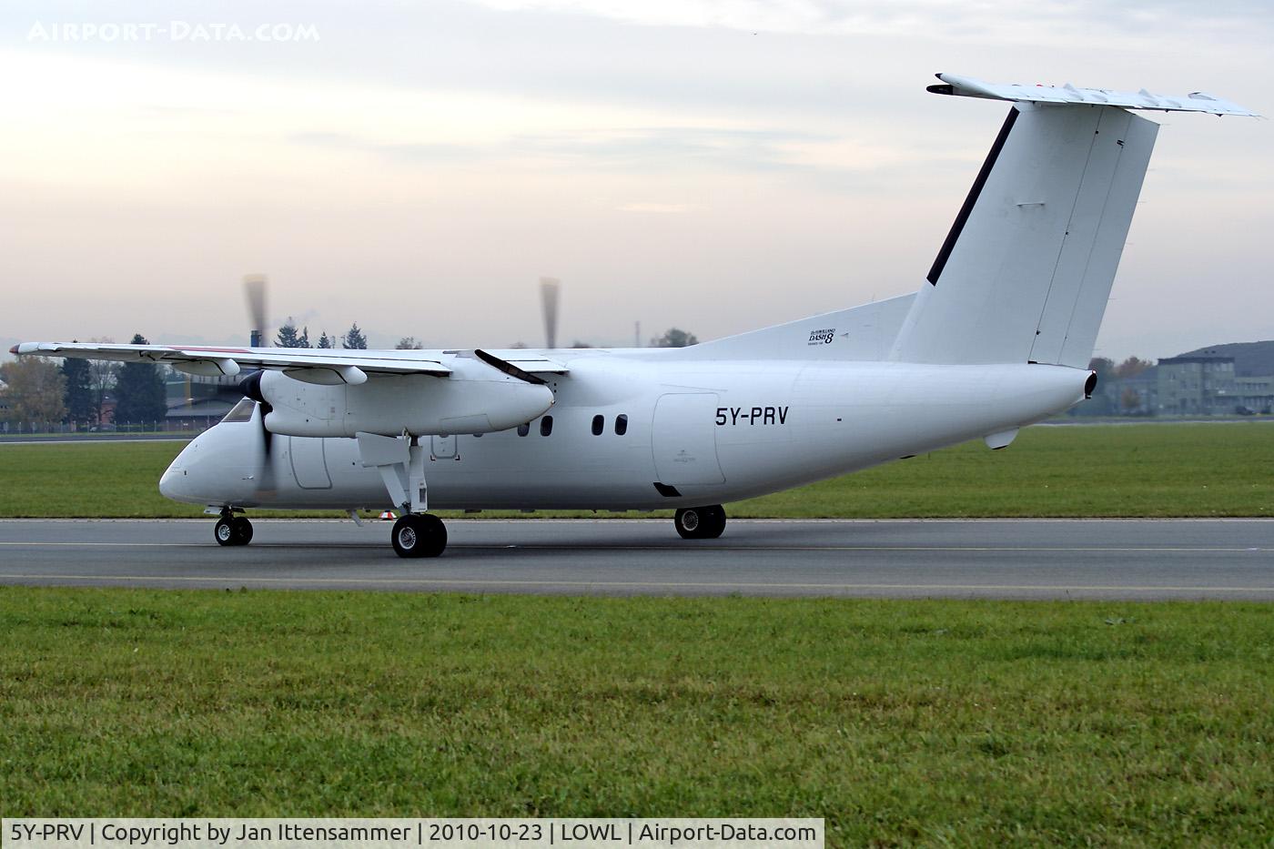 5Y-PRV, 1989 De Havilland Canada DHC-8-102 Dash 8 C/N 185, 5Y-PRV @ Linz Airport