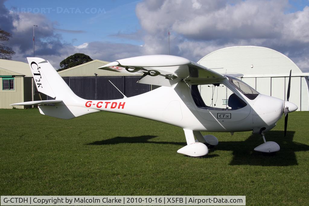 G-CTDH, 2003 Flight Design CT2K C/N 7939, Mainair Flight Design CT2K, Fishburn Airfield, October 2010.