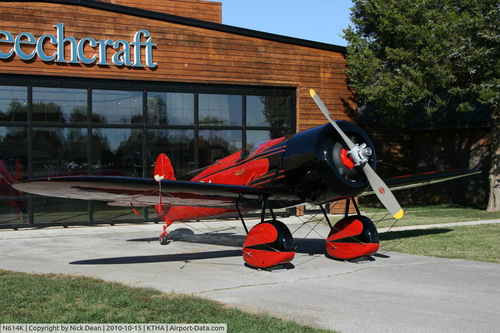 N614K, 1971 Travel Air Type R C/N RB0001, KTHA Beech party 2010, 1929 Mystery Ship