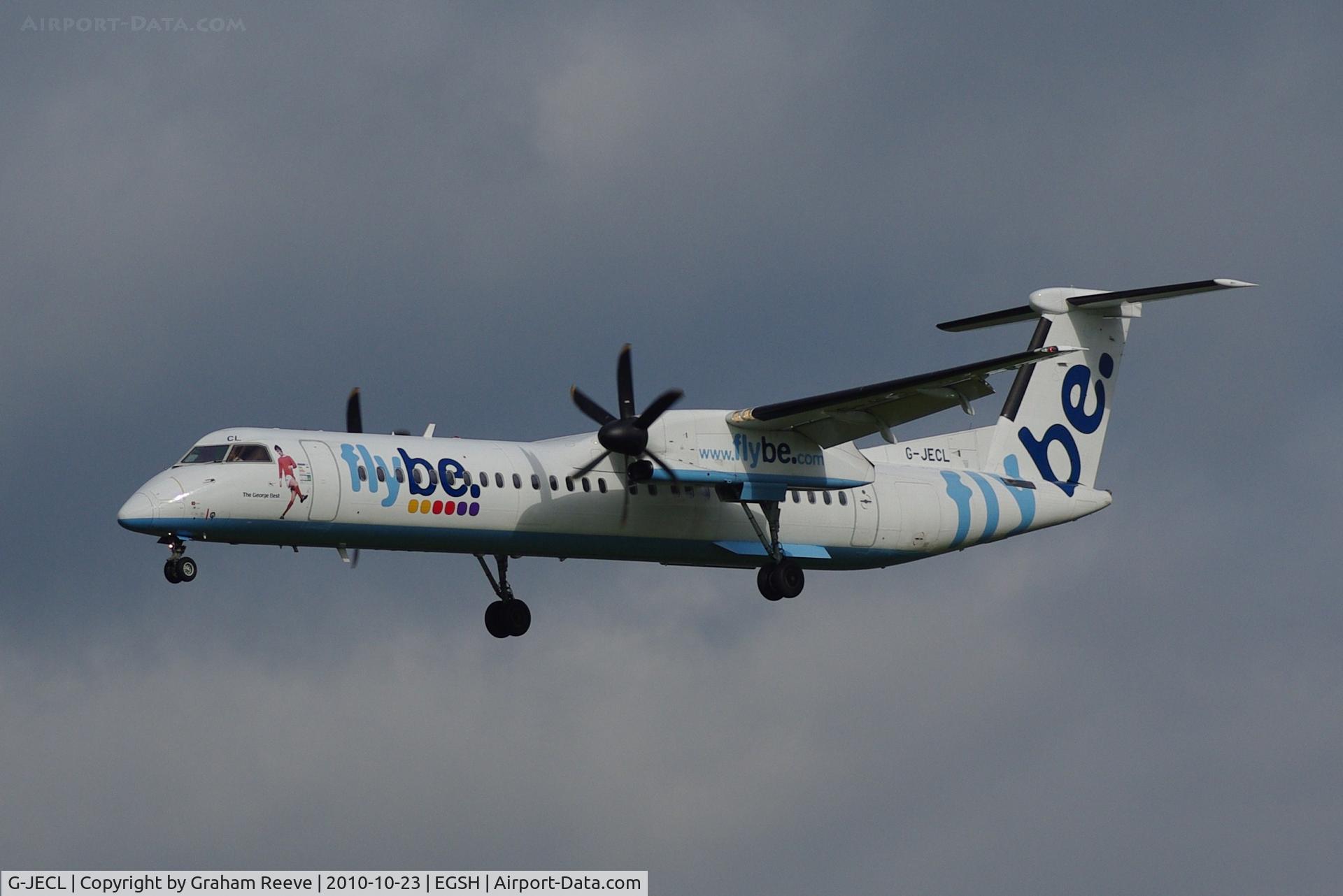 G-JECL, 2005 De Havilland Canada DHC-8-402Q Dash 8 C/N 4114, Named 