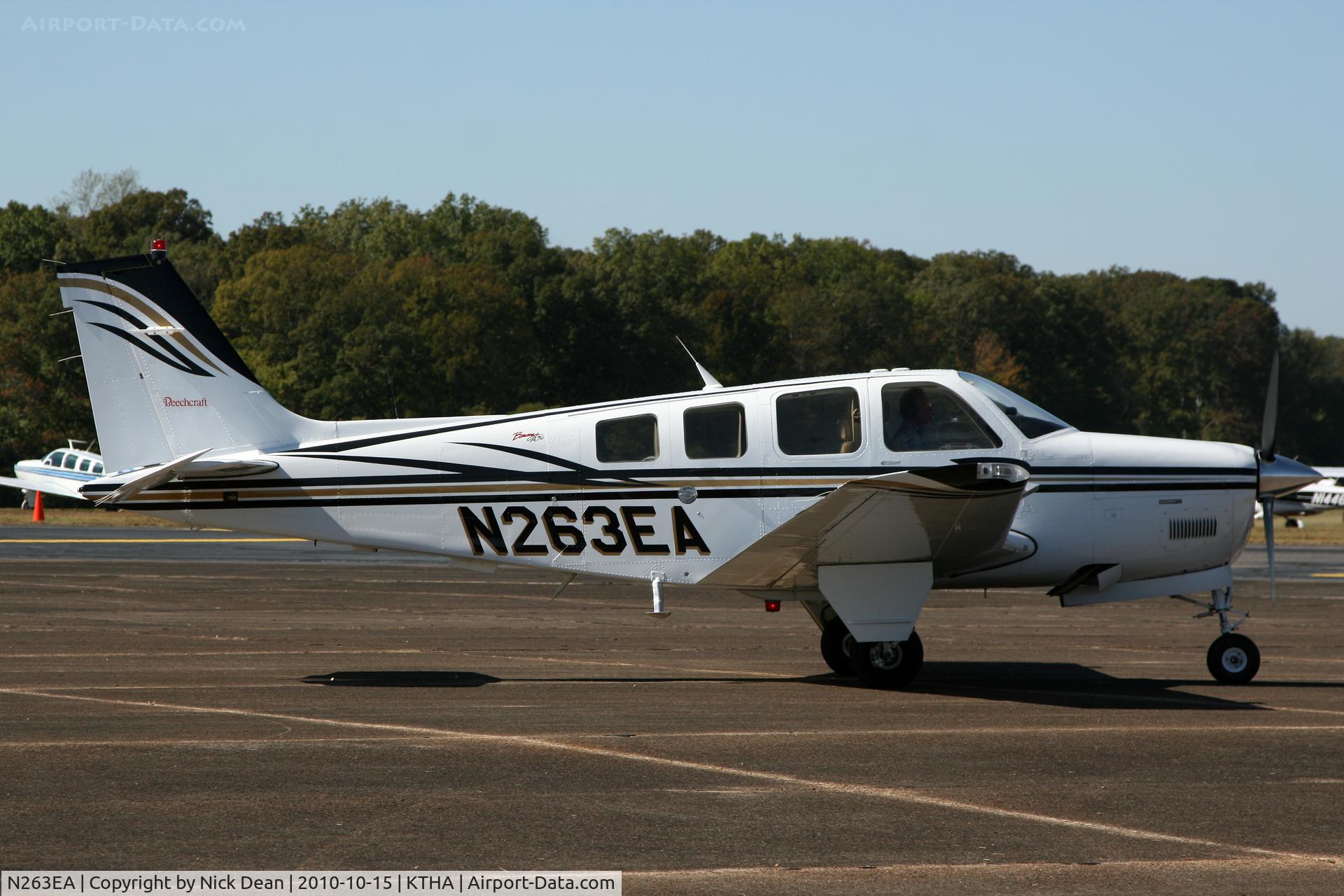 N263EA, 2002 Raytheon Aircraft Company A36 Bonanza C/N E-3437, KTHA Beech party 2010