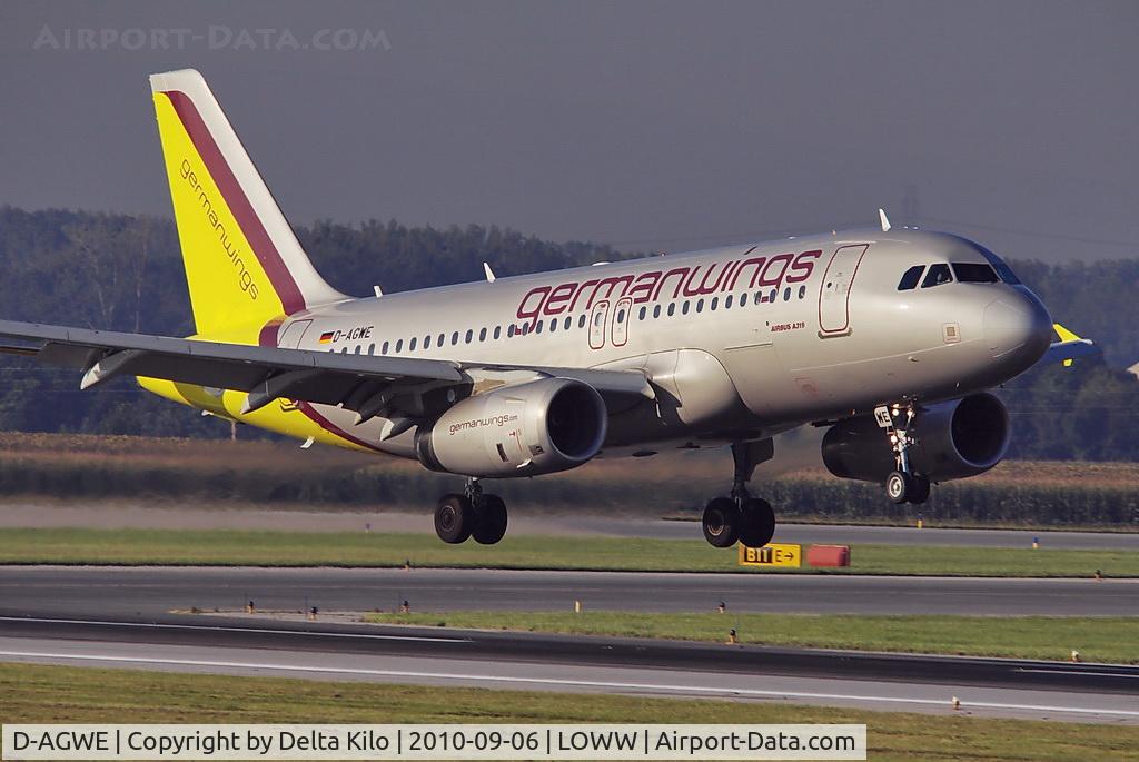 D-AGWE, 2007 Airbus A319-132 C/N 3128, GWI [4U] Germanwings