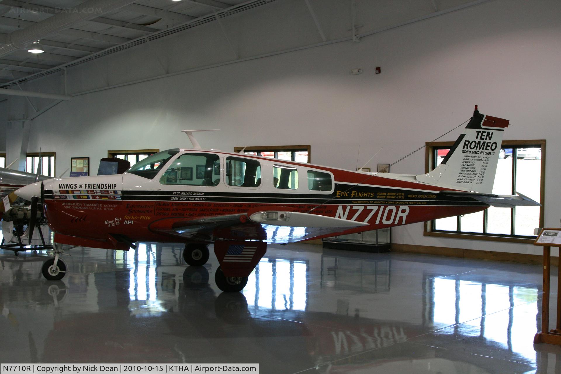 N7710R, 1969 Beech 36 Bonanza C/N E-103, KTHA Beech party 2010