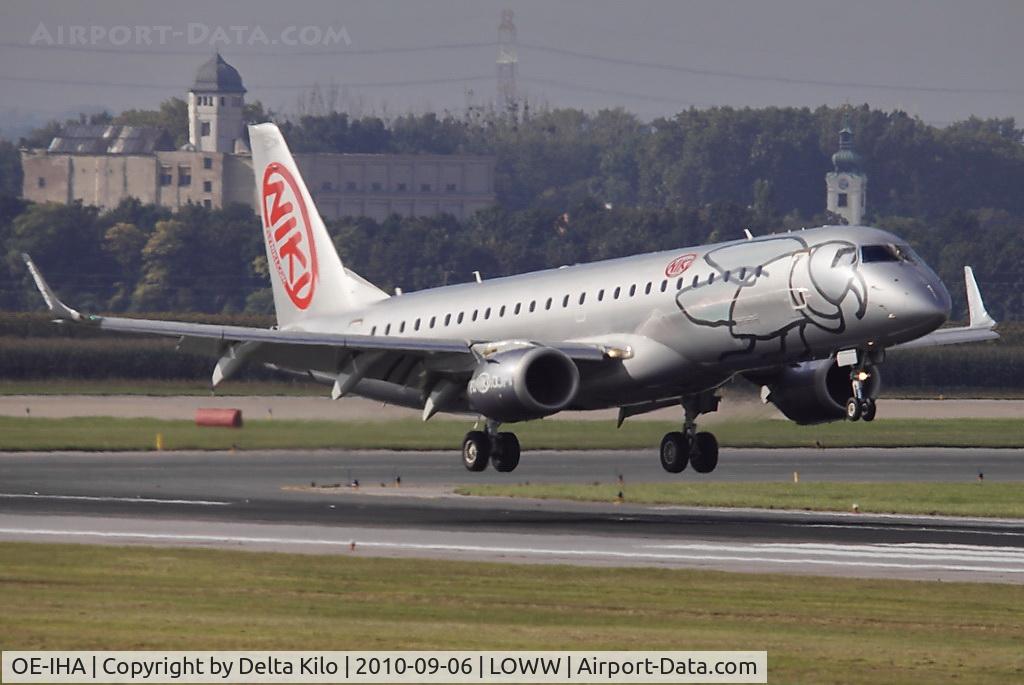 OE-IHA, 2009 Embraer 190LR (ERJ-190-100LR) C/N 19000285, NLY [HG] flyNiki