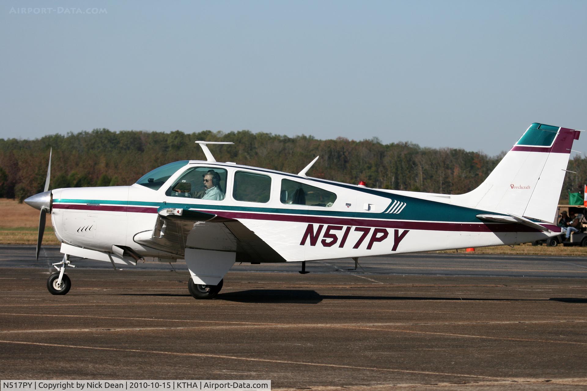 N517PY, 1970 Beech F33A Bonanza C/N CE-305, KTHA Beech party 2010