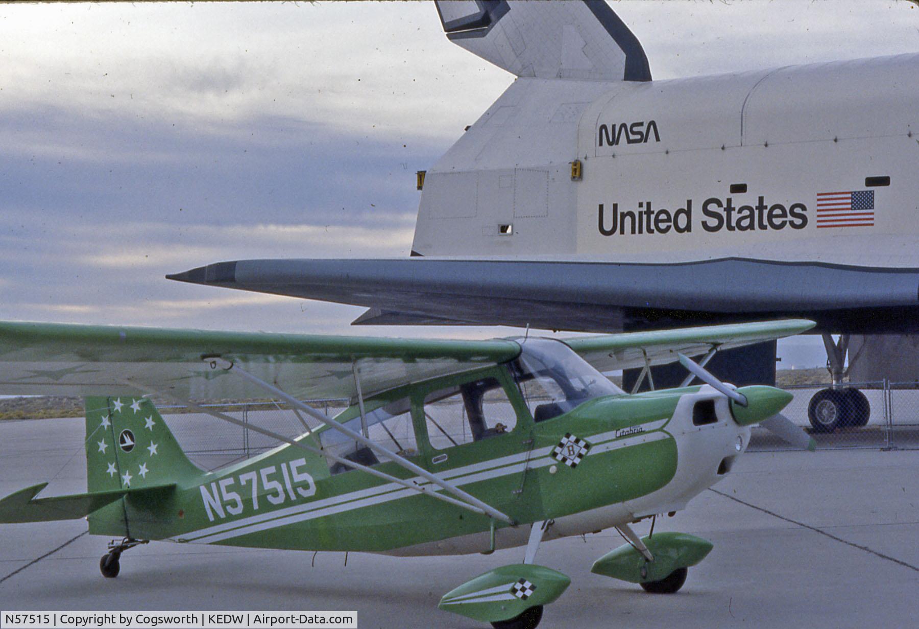 N57515, 1973 Bellanca 7KCAB Citabria C/N 380-73, The Citab with a big glider.  It did have a tow package, but never pulled this one.