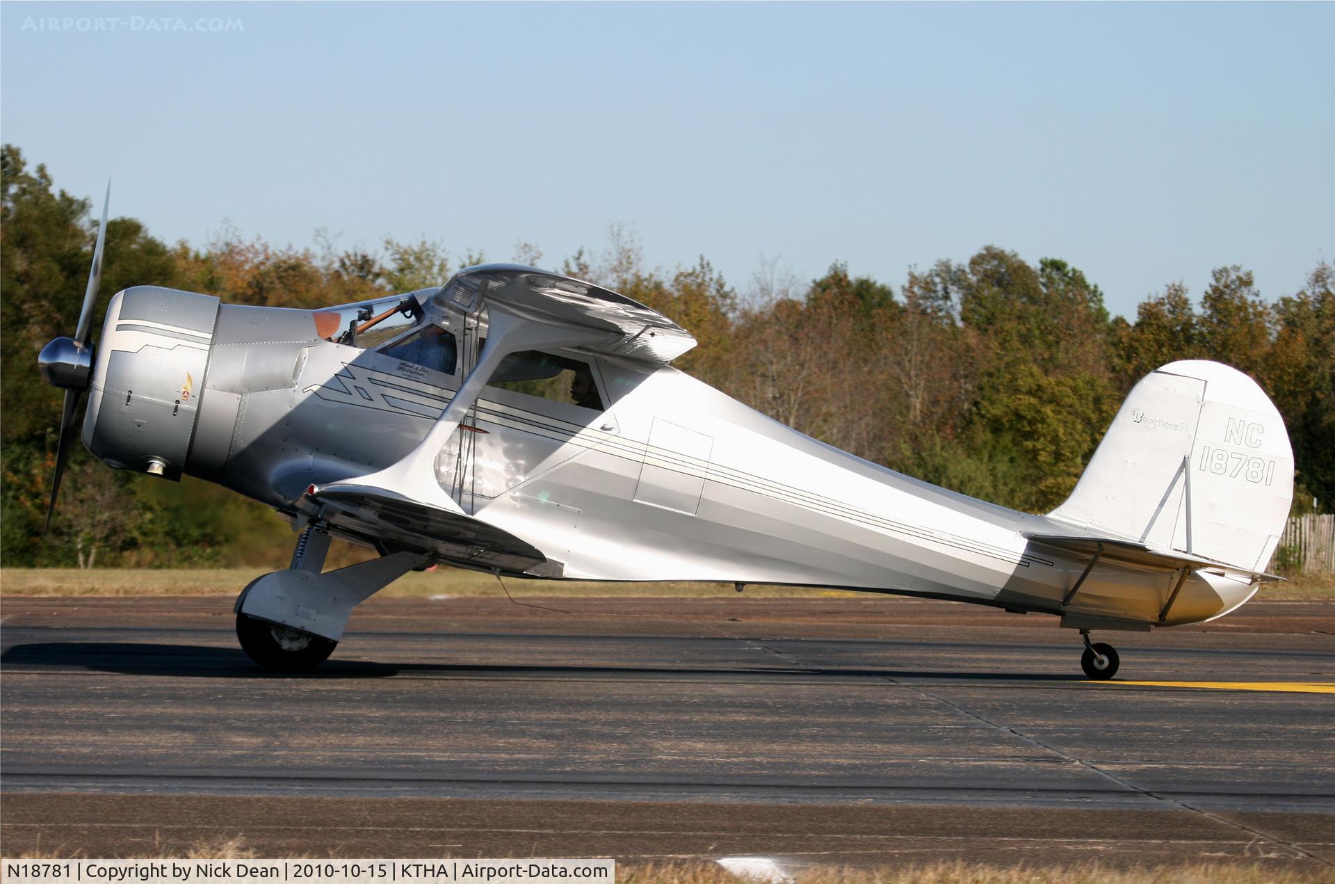N18781, 1938 Beech F17D Staggerwing C/N 204, KTHA Beech party 2010