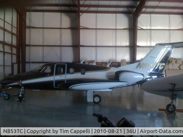 N853TC, 2008 Eclipse Aviation Corp EA500 C/N 000245, Hangared in Utah