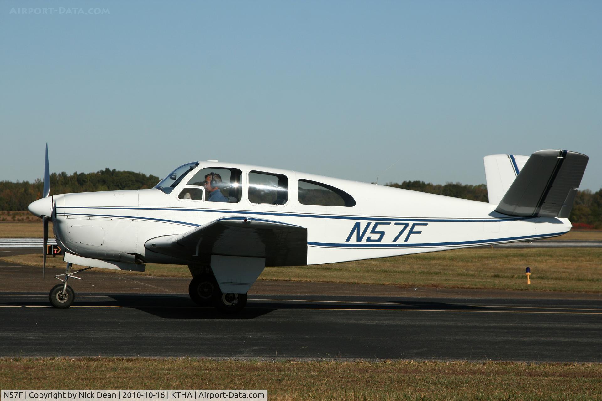 N57F, 1948 Beech 35 Bonanza C/N D-1273, KTHA Beech party 2010