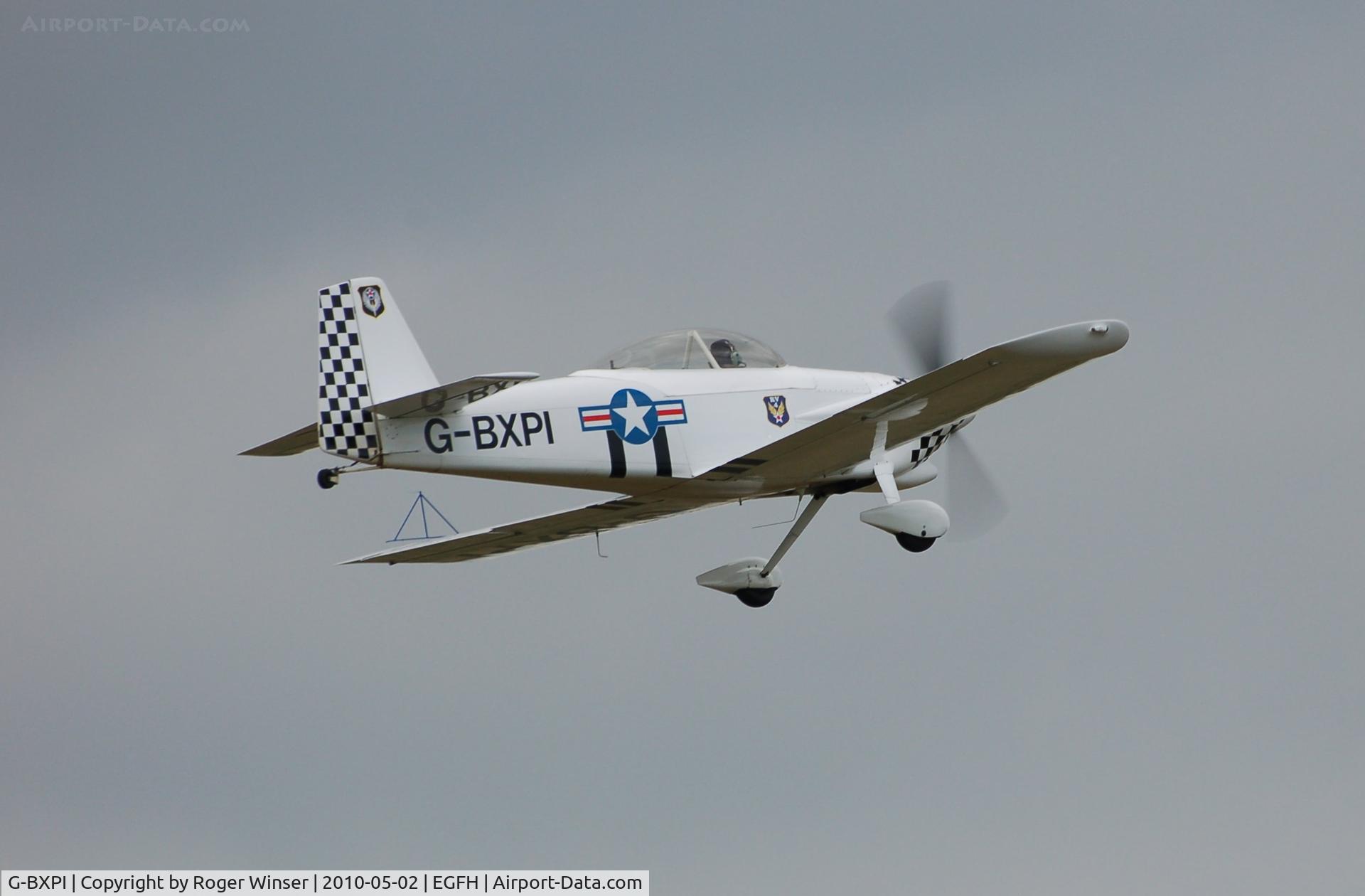 G-BXPI, 1998 Vans RV-4 C/N PFA 181-12426, Resident Vans RV-4 departing Runway 04