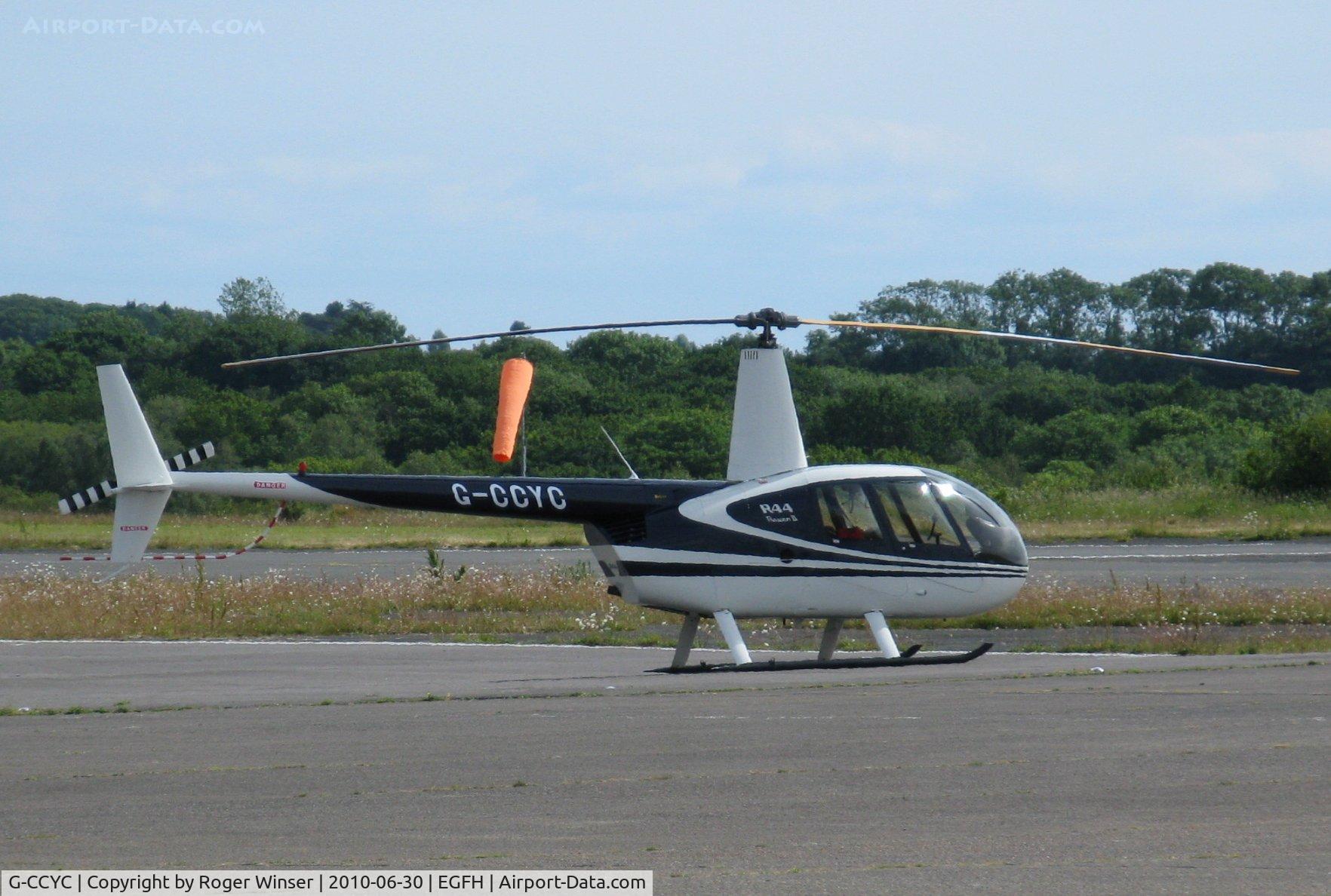 G-CCYC, 2004 Robinson R44 Raven II C/N 10388, Visiting Raven 11.