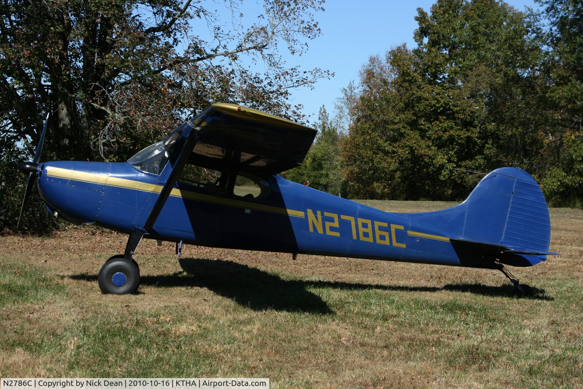N2786C, 1954 Cessna 170B C/N 26330, KTHA Beech party 2010