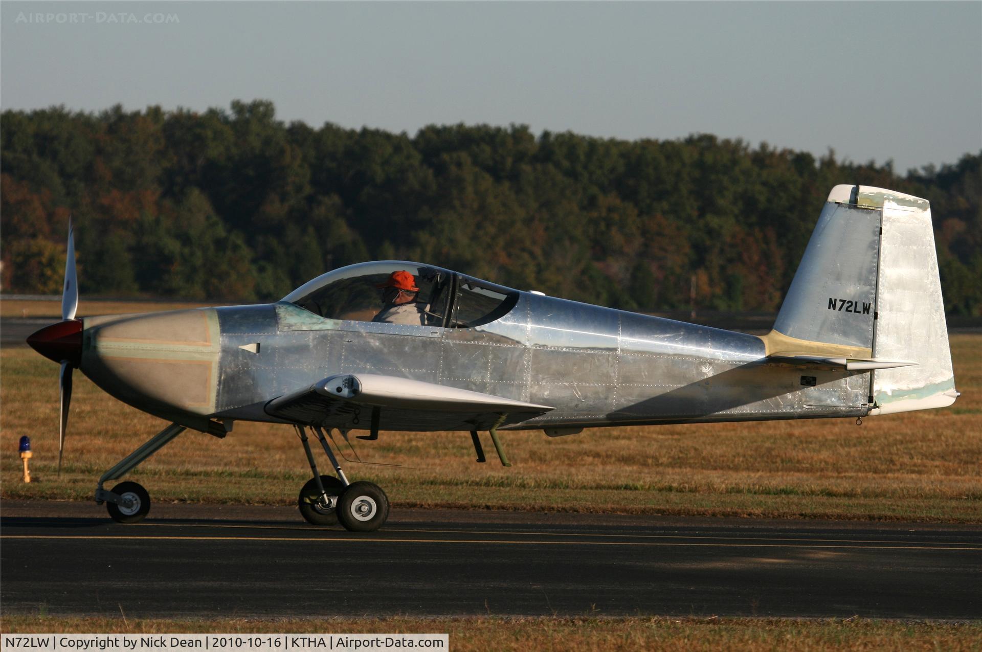 N72LW, Vans RV-7A C/N 72491, KTHA Beech party 2010