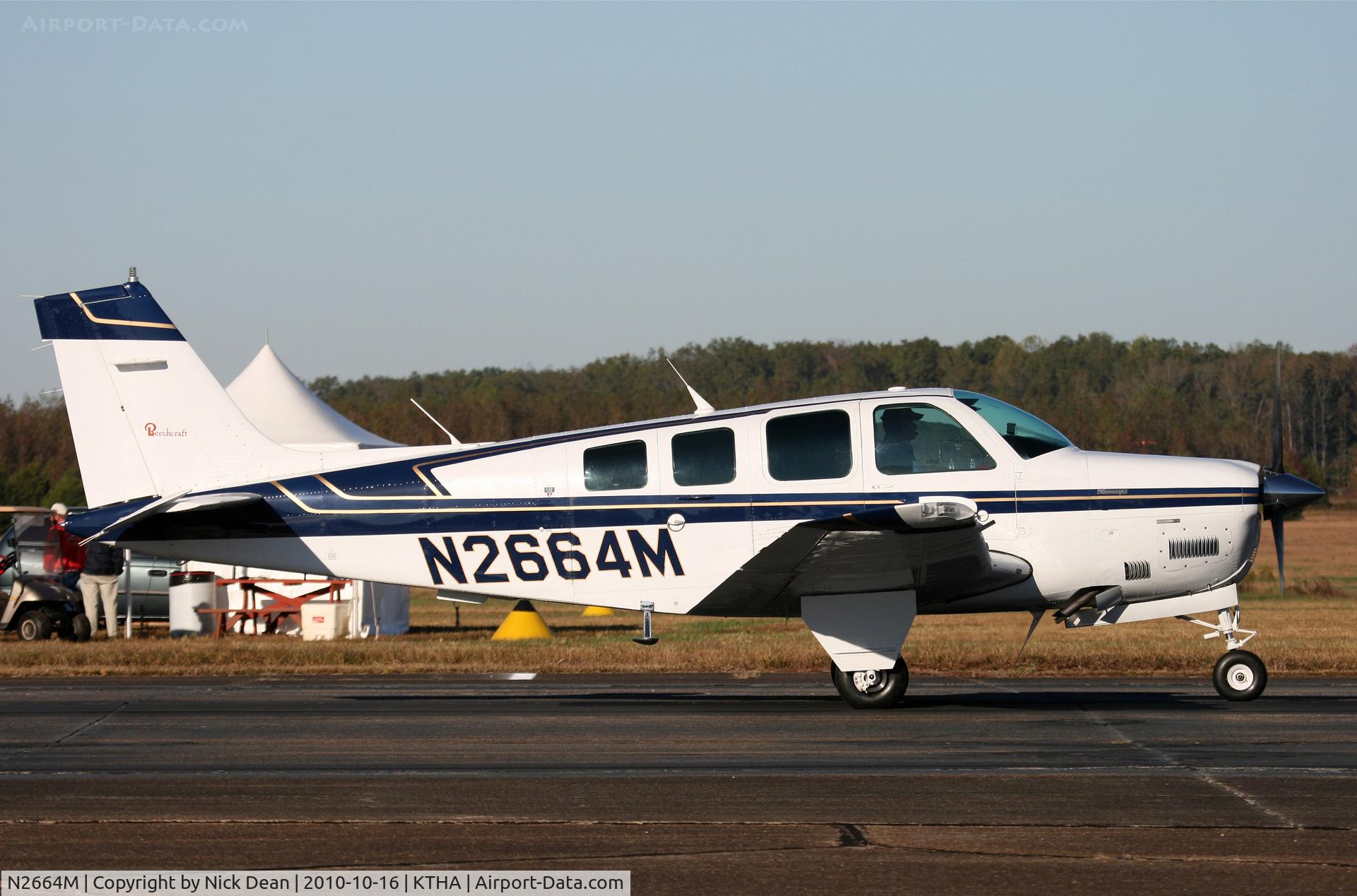 N2664M, 1986 Beech A36 Bonanza 36 C/N E-2317, KTHA Beech party 2010