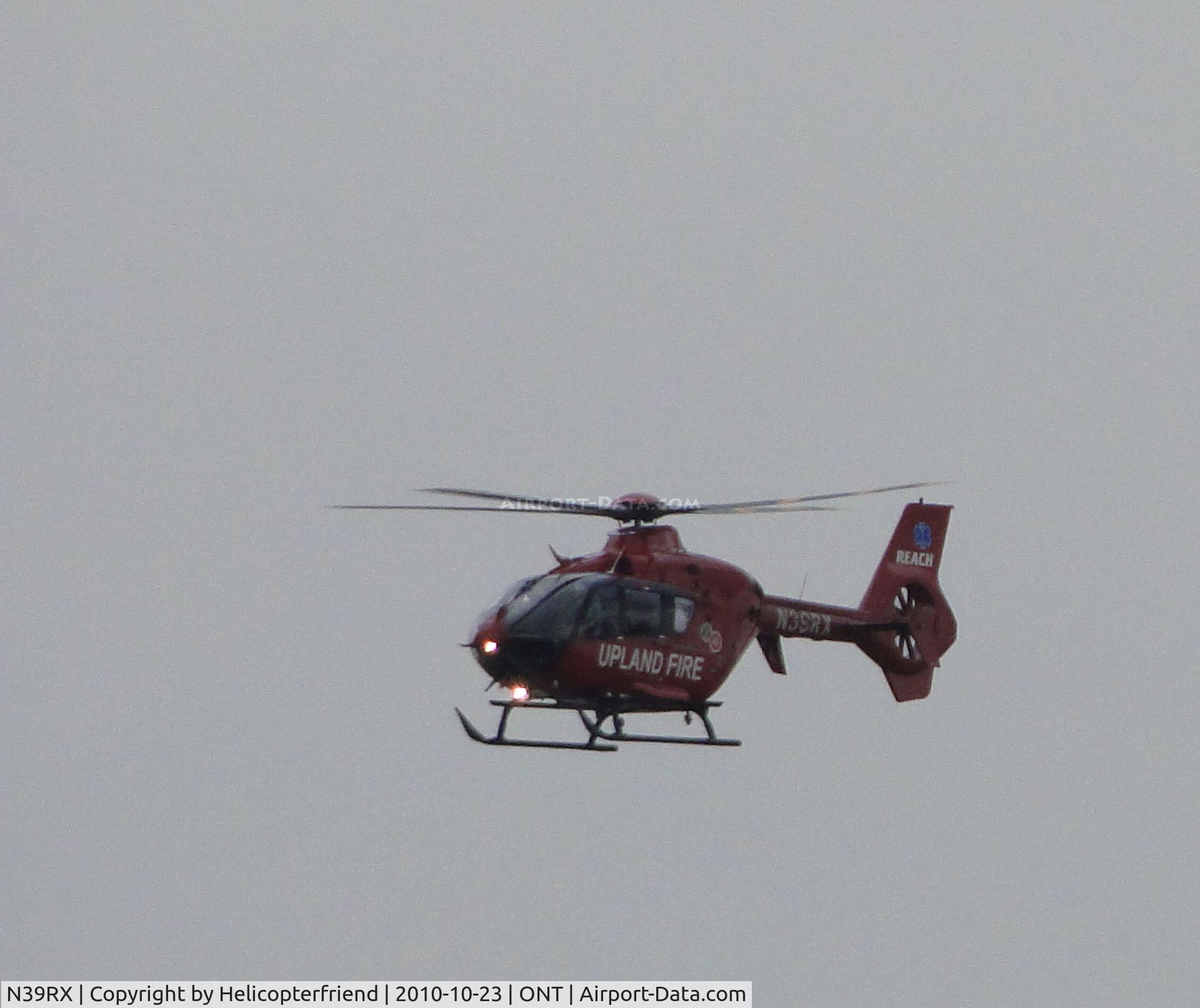 N39RX, 2009 Eurocopter EC-135P-2+ C/N 0850, On final to runway 26R, did not land and responded to home hanger at Cable