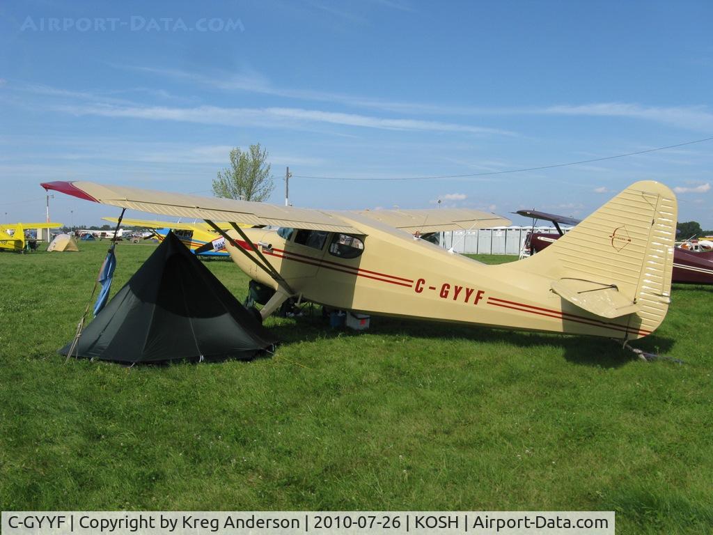 C-GYYF, 1948 Stinson 108-3 Voyager C/N 108 4516, EAA AirVenture 2010