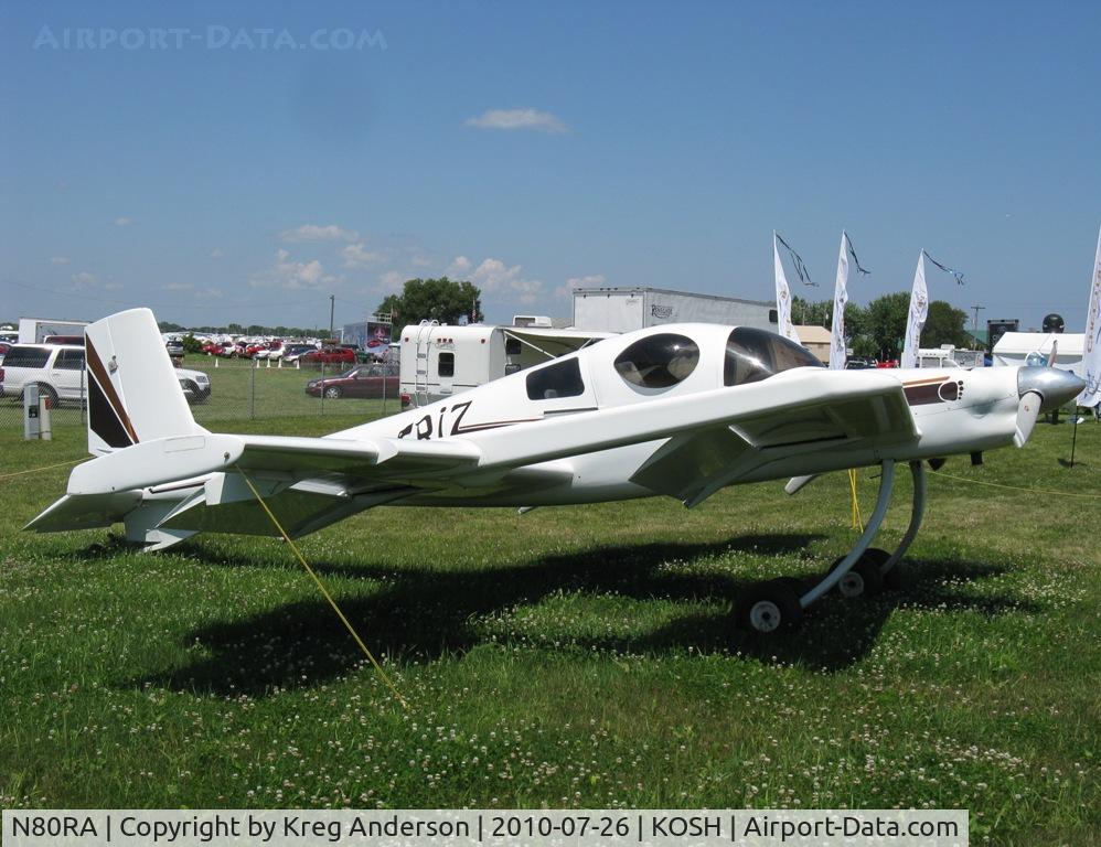 N80RA, 1984 Rutan Model 72 Grizzly C/N 001, EAA AirVenture 2010