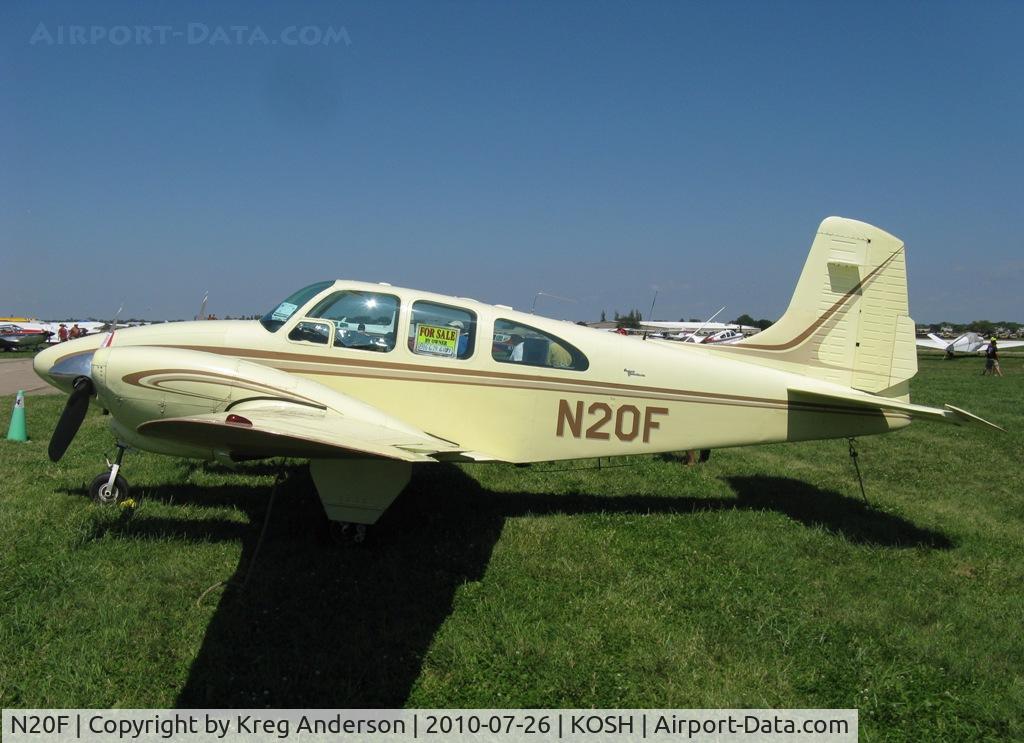 N20F, 1965 Beech D95A Travel Air C/N TD-623, EAA AirVenture 2010