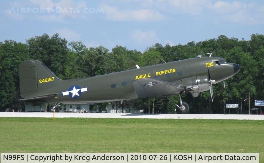 N99FS, Douglas DC-3 (C-47A) C/N 12425, EAA AirVenture 2010