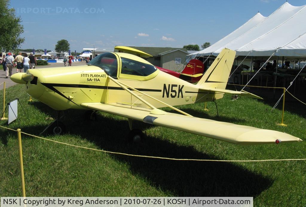 N5K, 1964 Stits SA-11A Playmate C/N 64-1, EAA AirVenture 2010