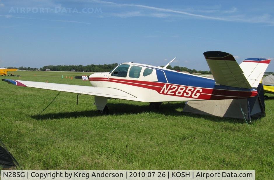 N28SG, 1956 Beech G35 Bonanza C/N D-4540, EAA AirVenture 2010
