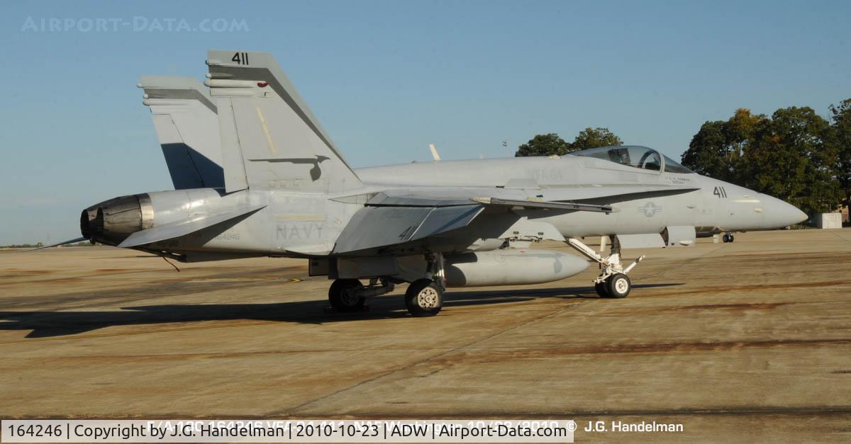 164246, 1991 McDonnell Douglas F/A-18C Hornet C/N 1009, Bug at NAF Washington