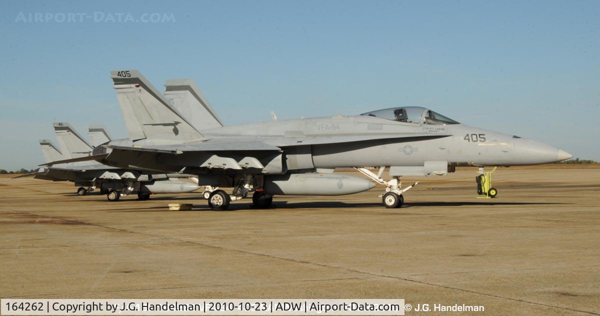 164262, 1991 McDonnell Douglas F/A-18C Hornet C/N 1025, bug at NAF Washington