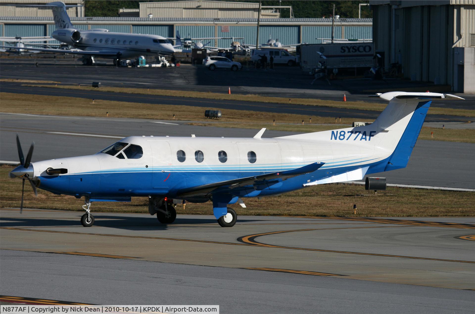 N877AF, 2008 Pilatus PC-12/47 C/N 877, KPDK NBAA 2010
