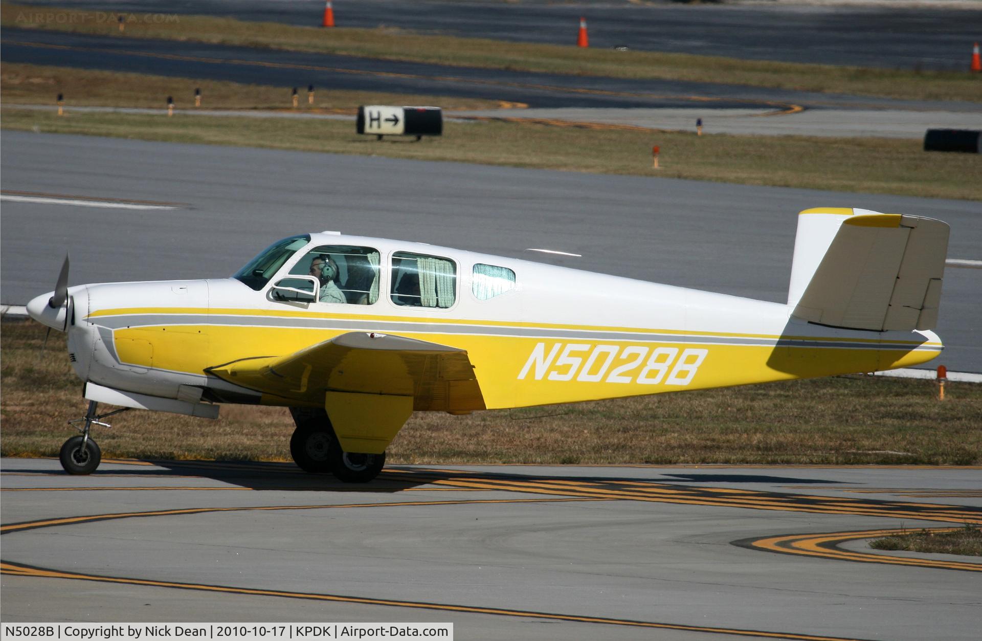 N5028B, 1955 Beech F35 Bonanza C/N D-4294, KPDK NBAA 2010