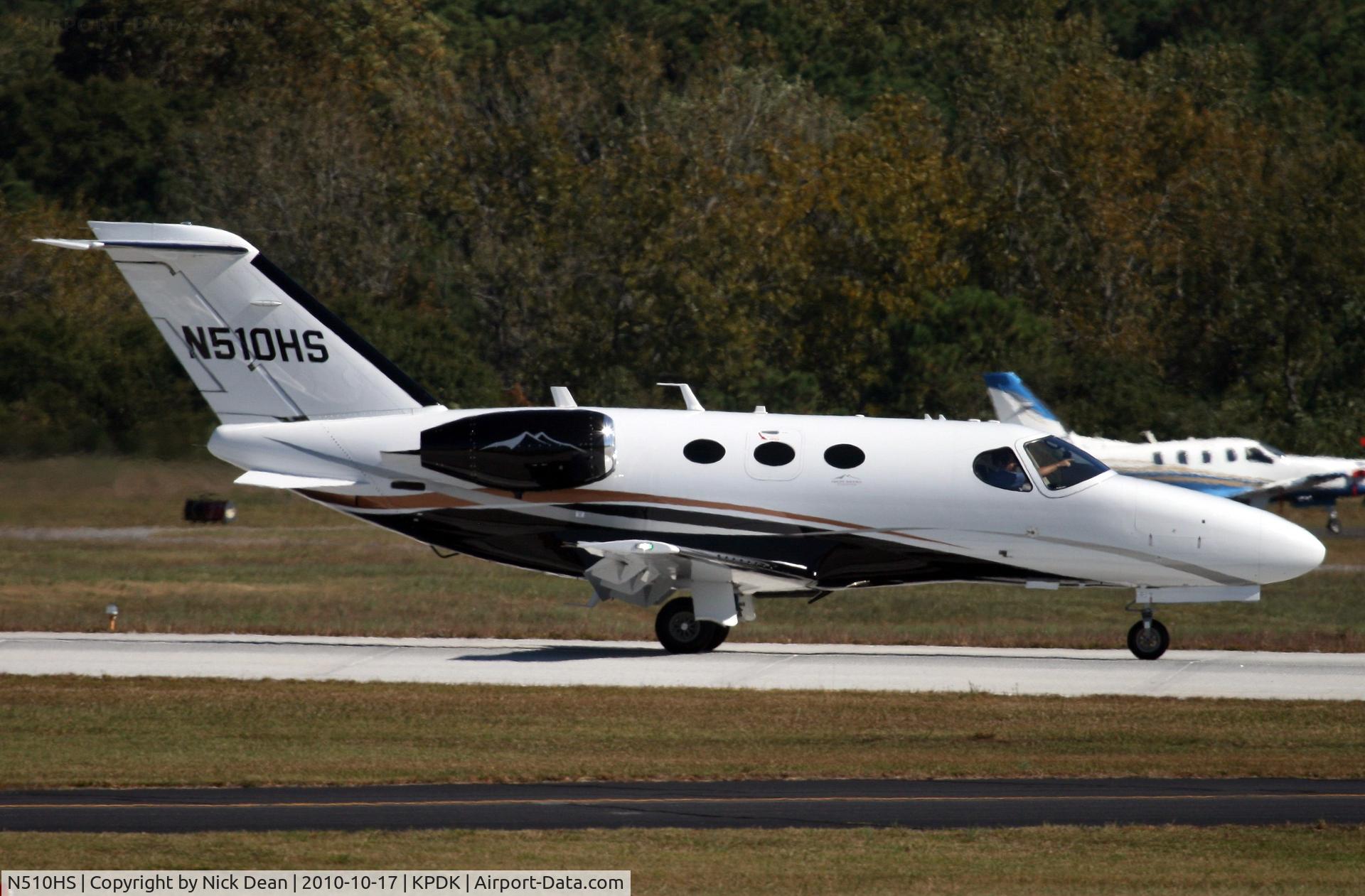 N510HS, Cessna 510 Citation Mustang C/N 510-0320, KPDK NBAA 2010
