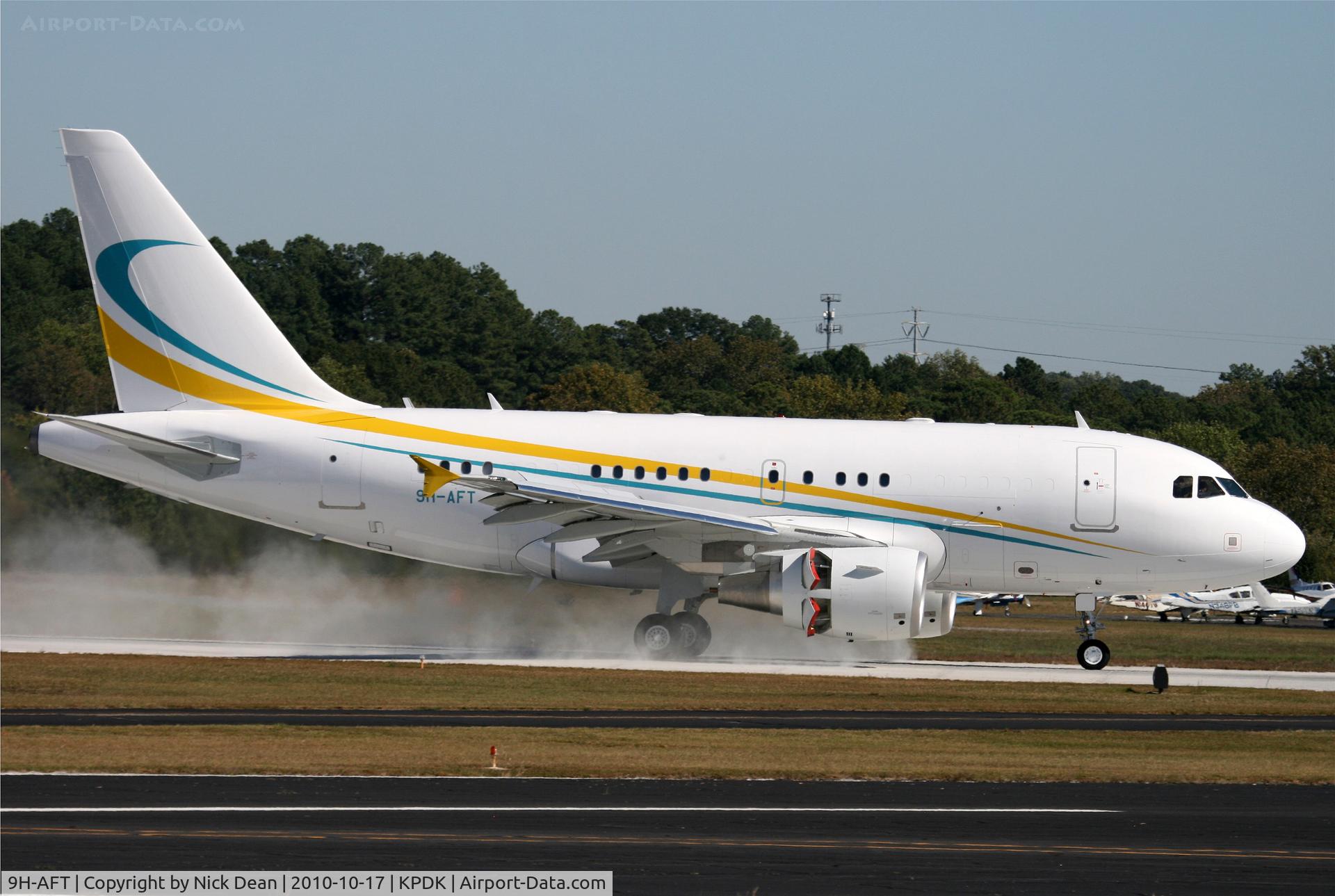 9H-AFT, 2010 Airbus A318-112CJ Elite C/N 4169, KPDK NBAA 2010