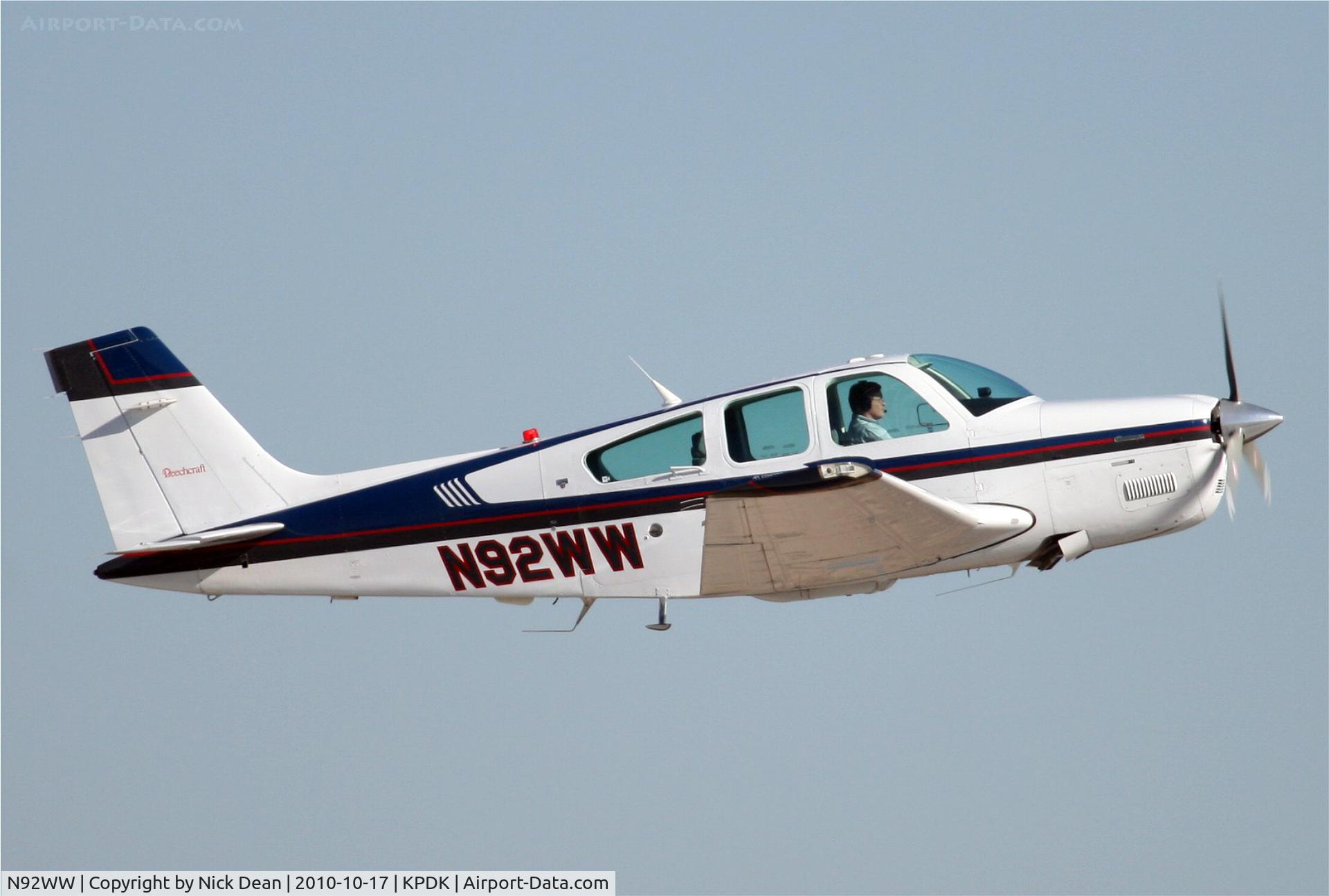 N92WW, 1994 Beech F33A Bonanza C/N CE-1779, KPDK NBAA 2010