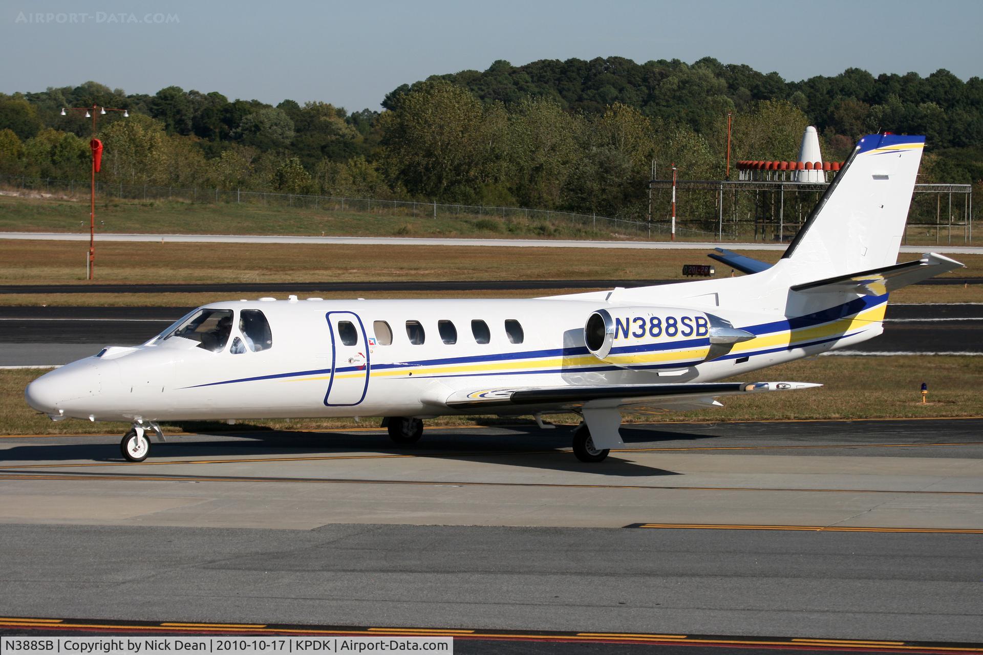 N388SB, 1981 Cessna 550 Citation II C/N 550-0245, KPDK NBAA 2010