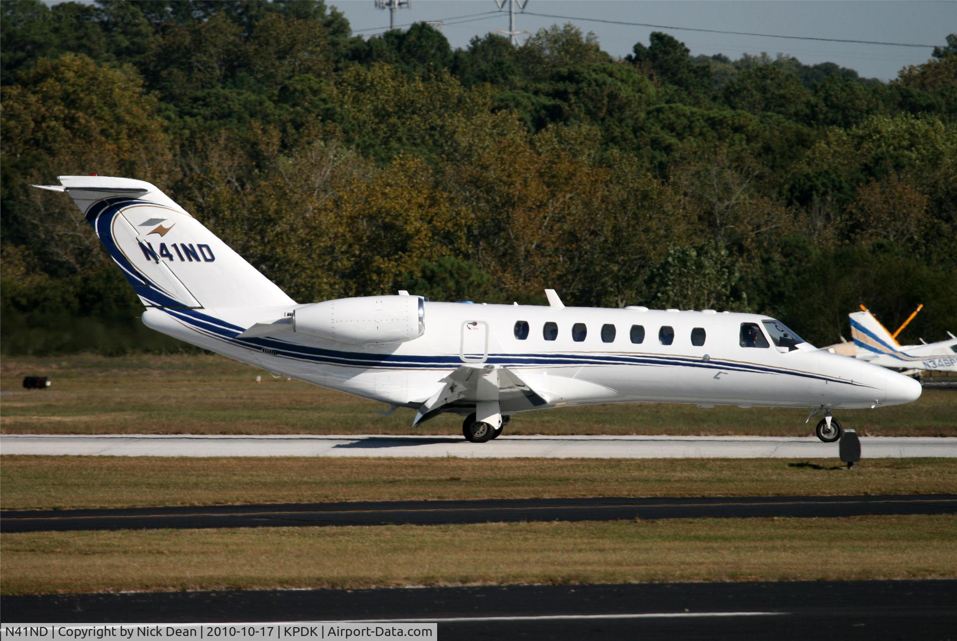 N41ND, 2007 Cessna 525B CitationJet CJ3 C/N 525B0134, KPDK NBAA 2010