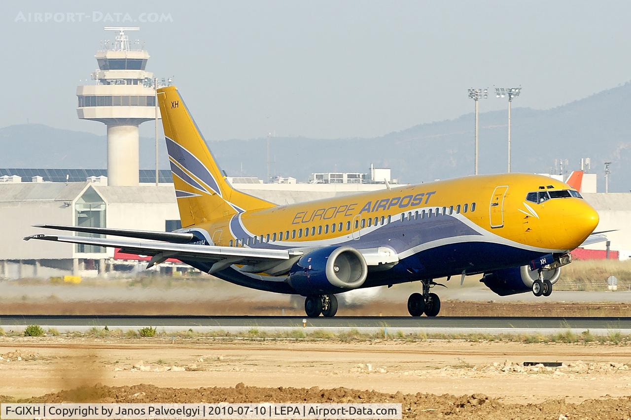 F-GIXH, 1987 Boeing 737-353 C/N 23788, Europe Airpost Boeing B737-3S3(QC) take-off in PMI/LEPA