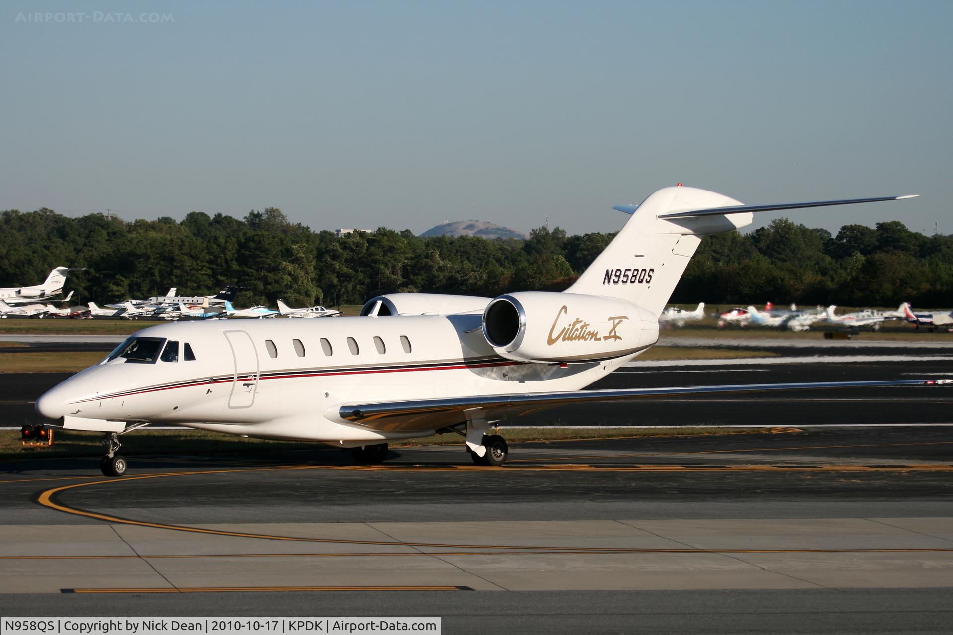N958QS, 2001 Cessna 750 Citation X Citation X C/N 750-0158, KPDK NBAA 2010