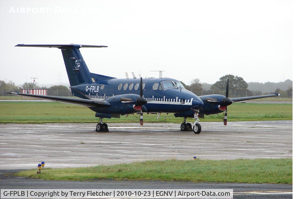 G-FPLB, 1982 Beech 200 Super King Air C/N BB-1048, Cobhams 's calibrator 1982 Beech BEECH B200, c/n: BB-1048 at Durham Tees Valley