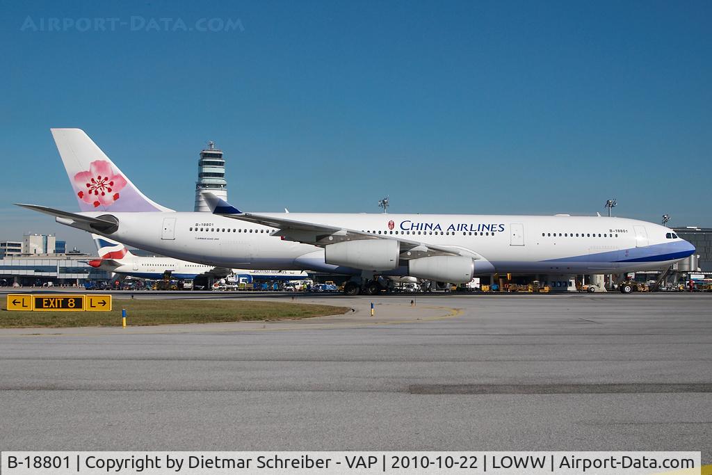 B-18801, 2001 Airbus A340-313 C/N 402, China Airlines Airbus 340-300